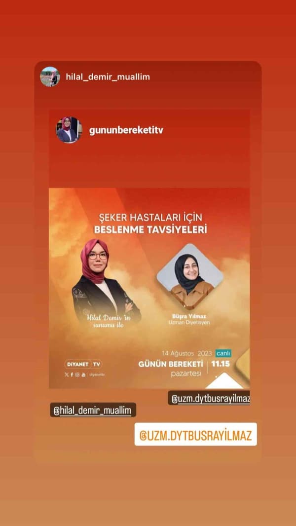 Uzman Diyetisyen Büşra Yılmaz - 13. Fotoğraf
