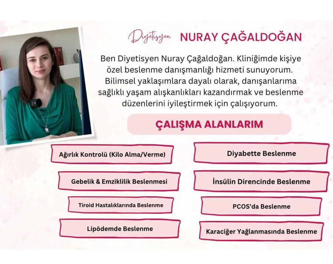 Diyetisyen Nuray Çağaldoğan