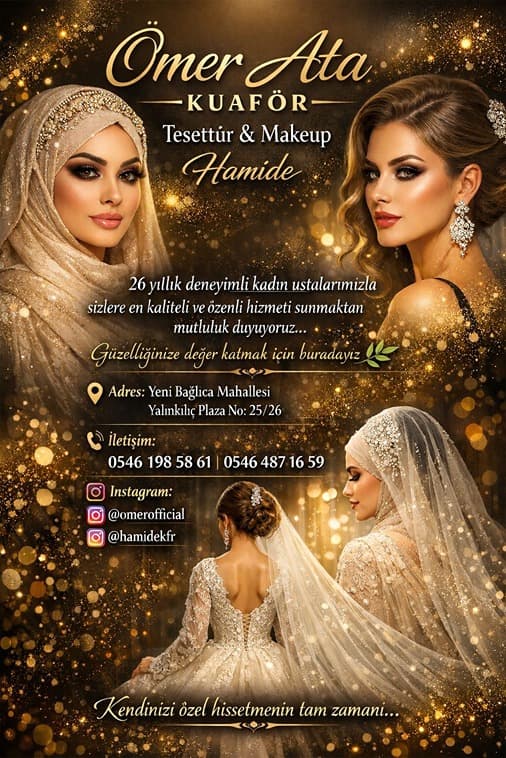 Ömer Ata Kuaför Tesettür Makeup by Hamide - 34. Fotoğraf